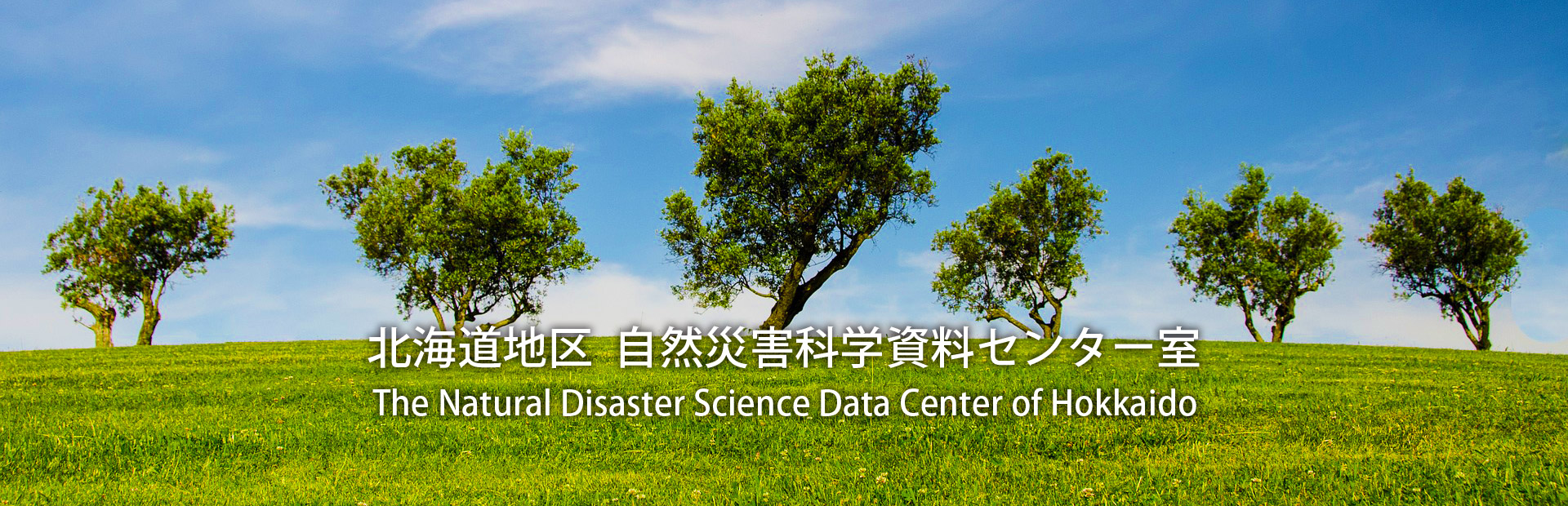 北海道地区自然災害科学資料センター室 The Natural Disaster Science Data Center of Hokkaido